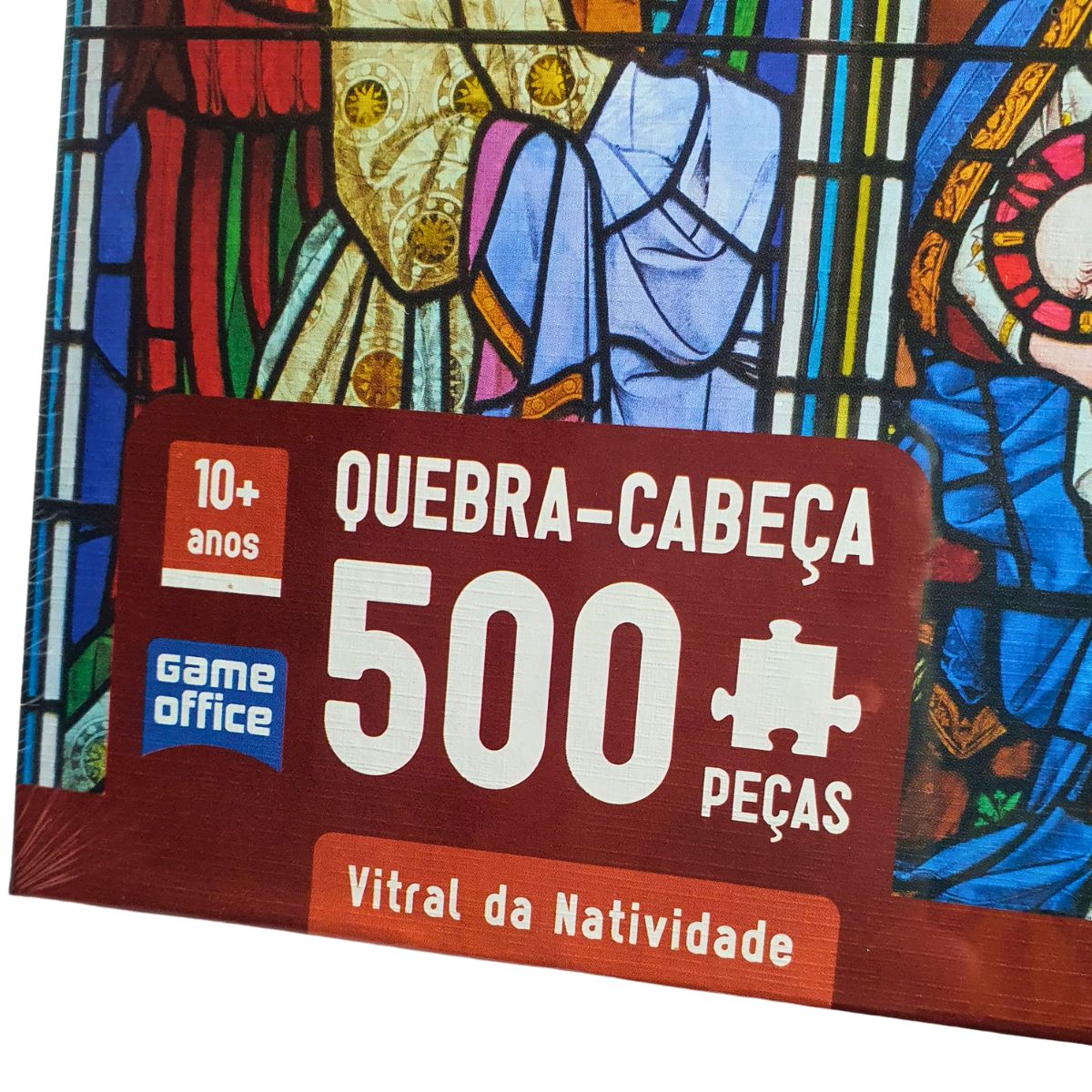 Quebra-Cabeça Toyster Vitral da Natividade 500 Peças Quebra-Cabeça Toyster Vitral da Natividade 500 Peças